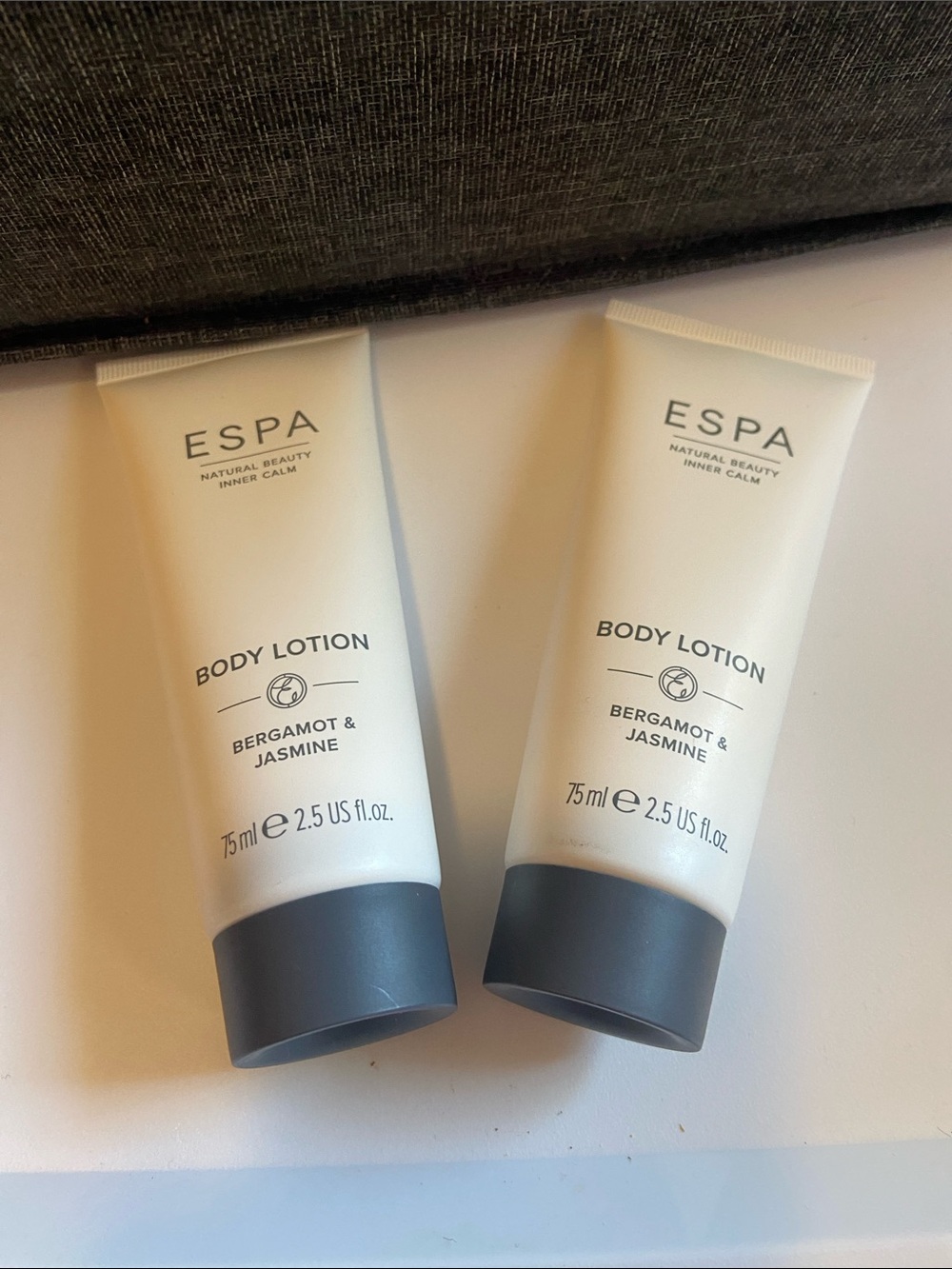 ESPA Bergamot & Jasmine Body Lotion set of 2 (2.5oz)